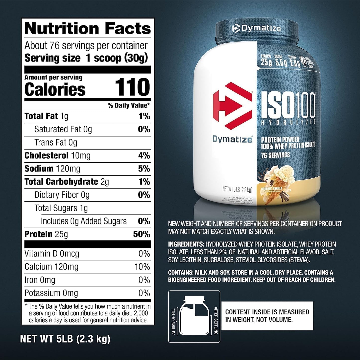Dymatize ISO100 Whey Protein Powder