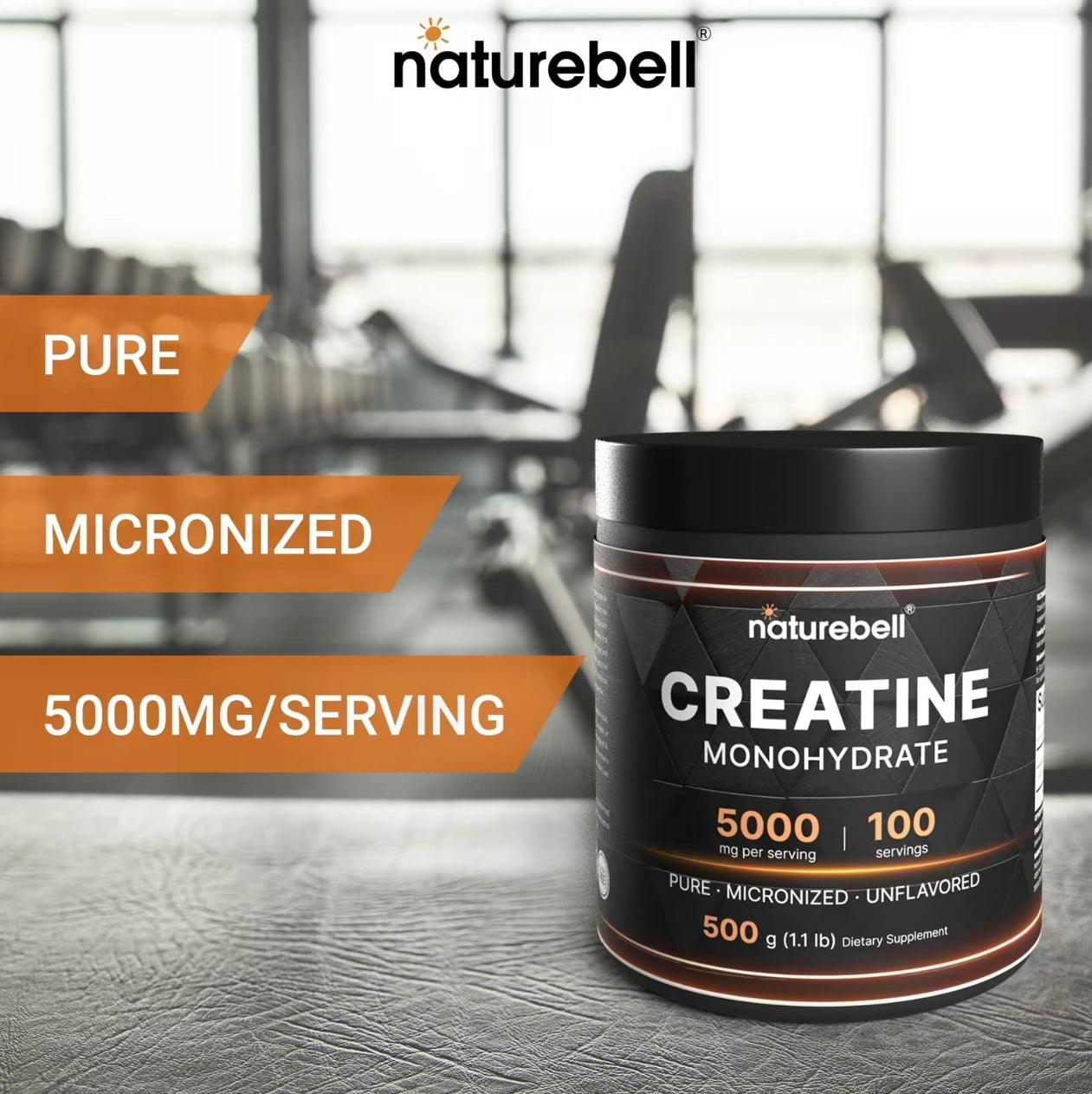 Pure Micronized Creatine Monohydrate Powder