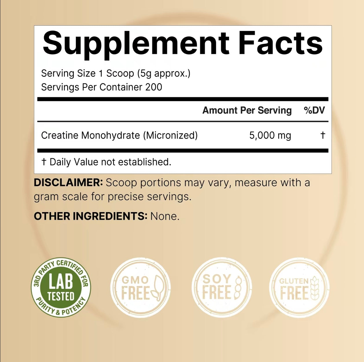 Pure Micronized Creatine Monohydrate Powder