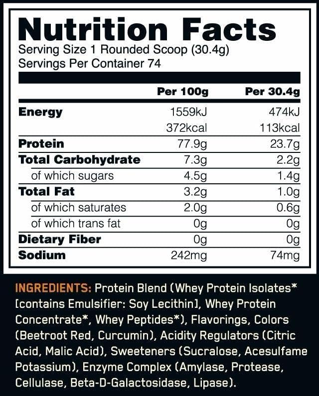 Gold Standard 100% Whey Protein – (5 lb / 74 Servings)
