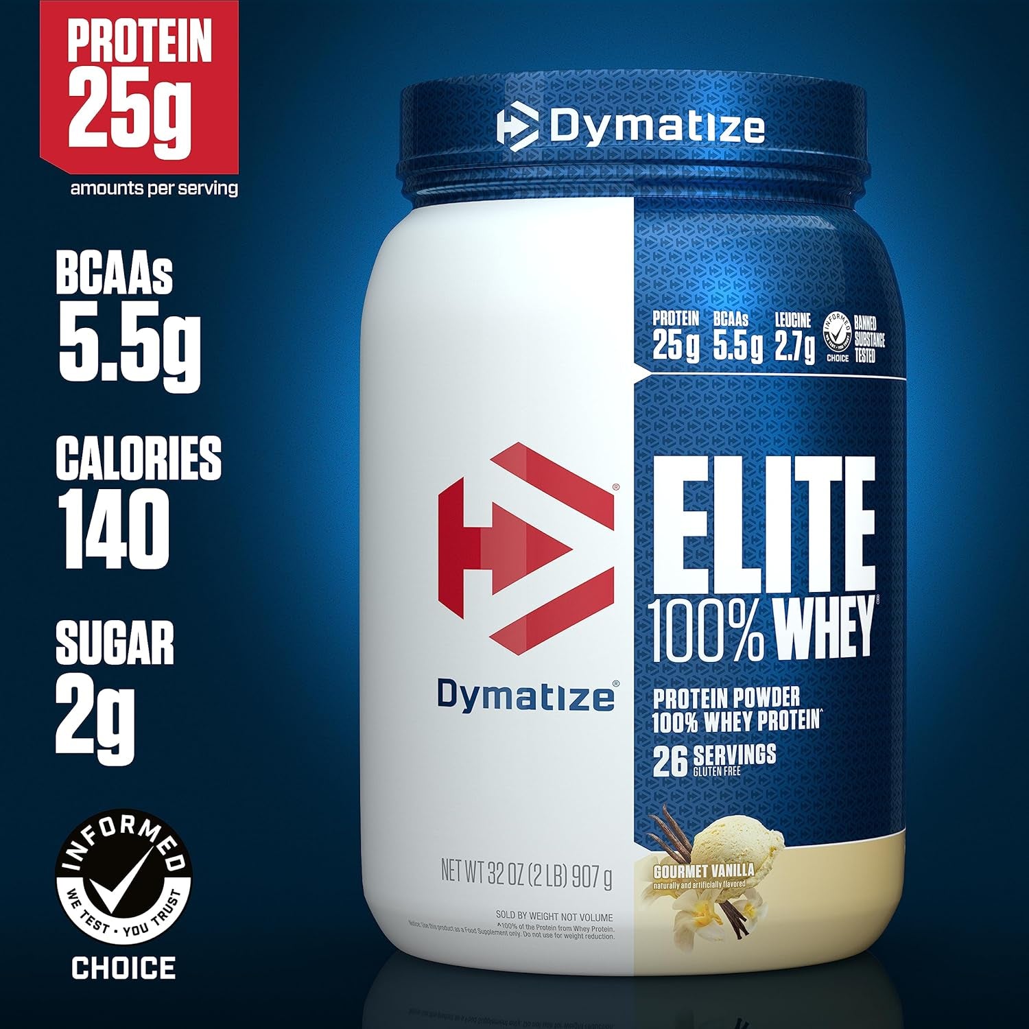 Elite 100% Whey Protein Powder