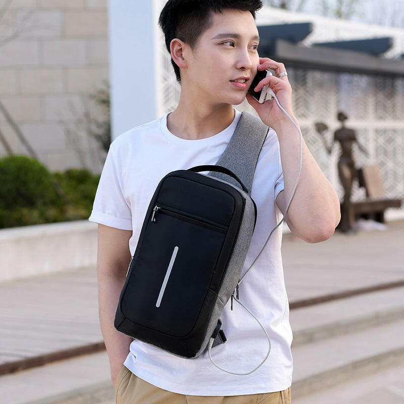 Secure Charge Anti-Theft USB Chest Bag