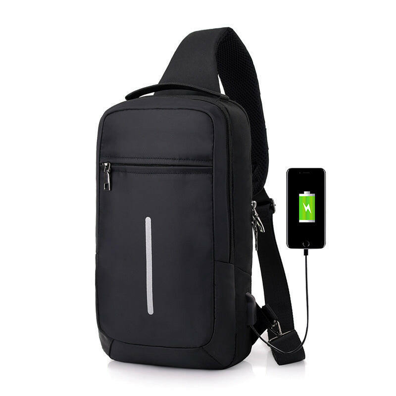 Secure Charge Anti-Theft USB Chest Bag