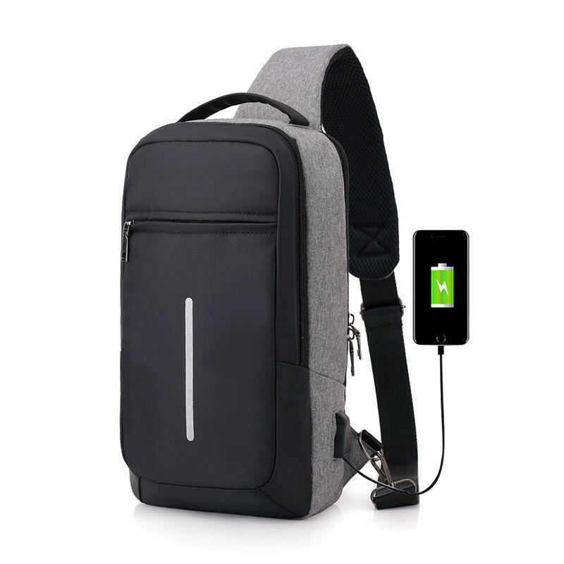 Secure Charge Anti-Theft USB Chest Bag