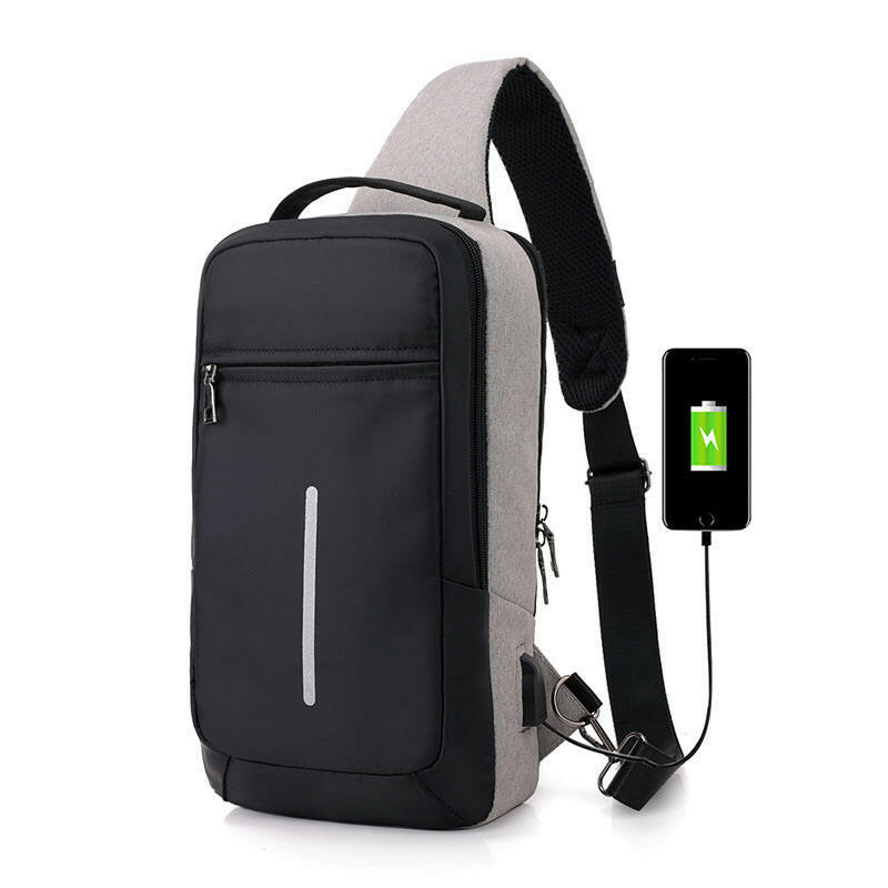 Secure Charge Anti-Theft USB Chest Bag