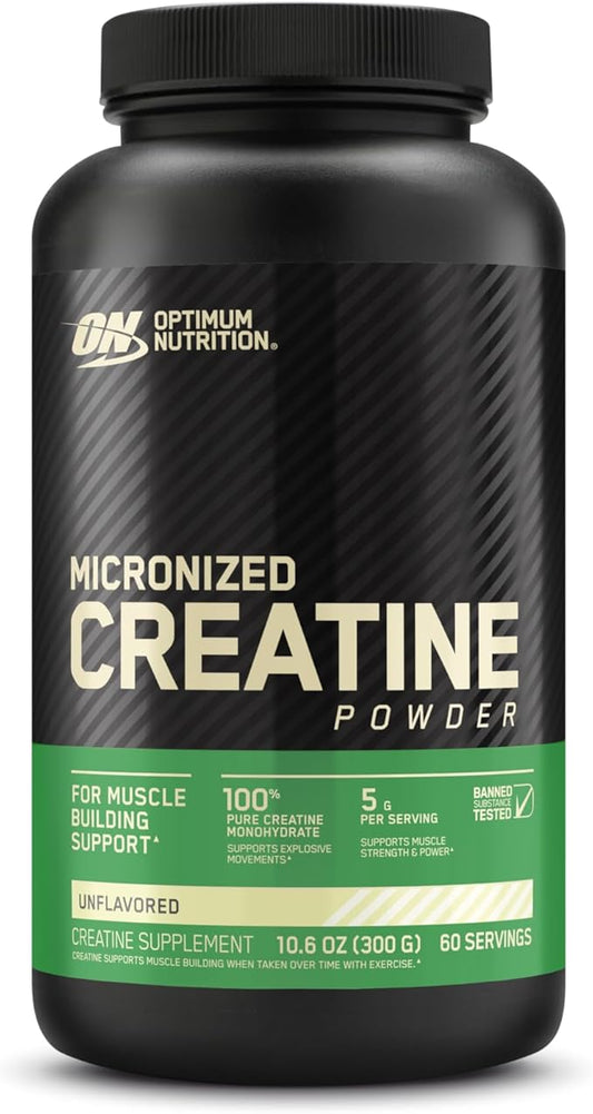 Creatine Monohydrate Powder, Unflavored, Keto Friendly, 60 Servings