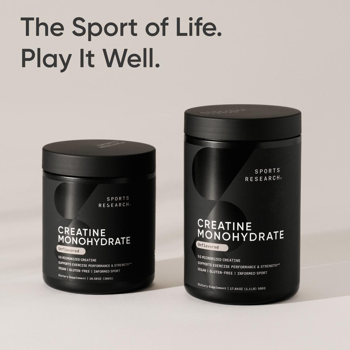 Creatine Monohydrate - Gain Lean Muscle, Improve Performance and Strength and Support Workout Recovery