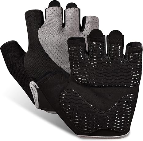 sunnex Gym Gloves, Workout Gloves, Fingerless Gloves for Weightlifting, Lightweight Breathable Fitness Gloves