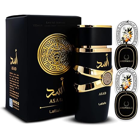 Asad Lattafa Perfume Collection with Scented Cards - 3.4oz