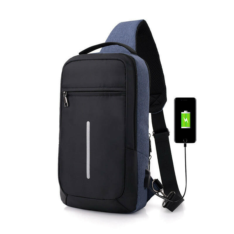 Secure Charge Anti-Theft USB Chest Bag