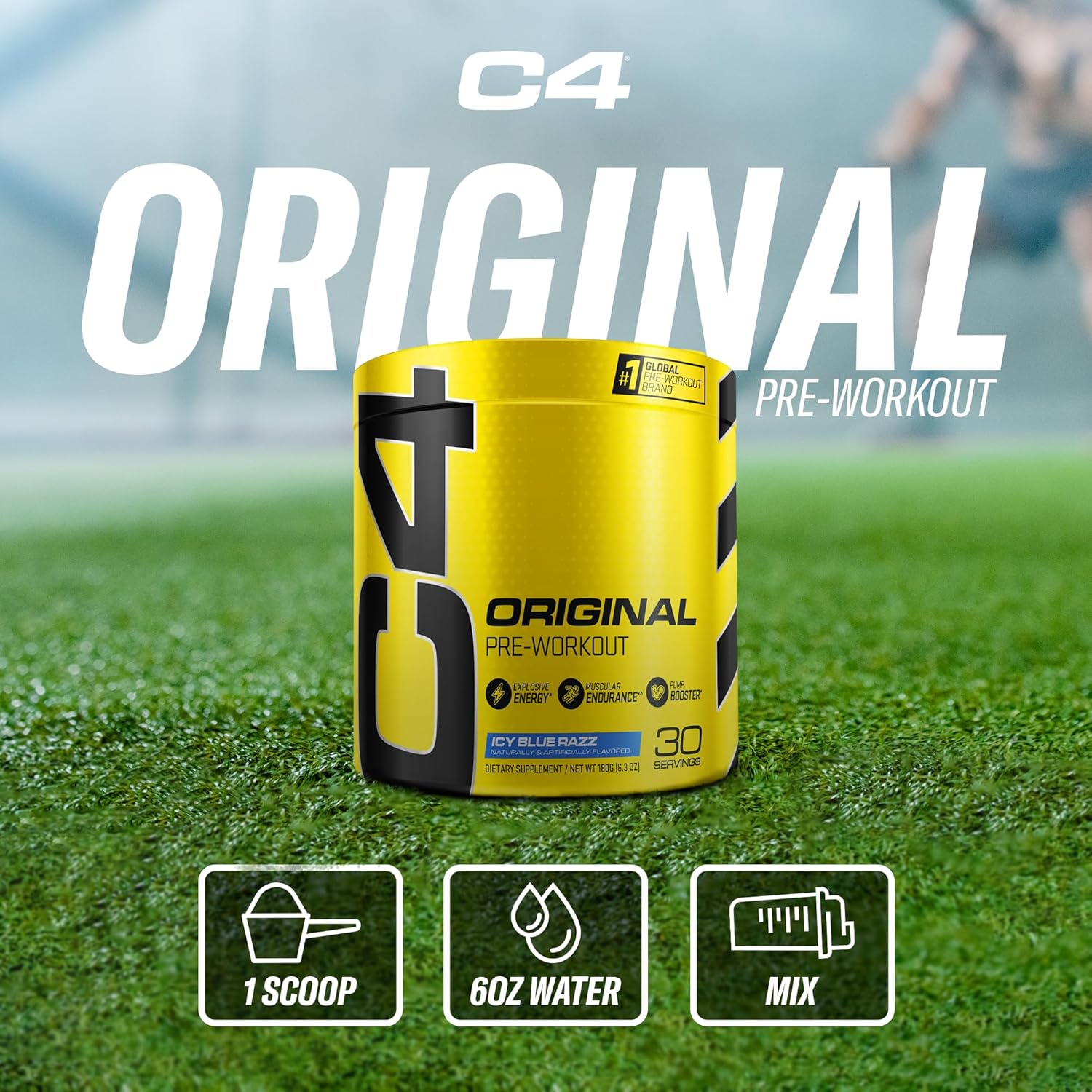 C4 Original Pre Workout Powder - 30 Servings