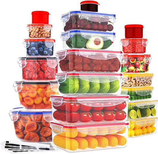 "Ultimate 40-Pc Airtight Food Storage Set: Leak-Proof Containers for Every Kitchen!"