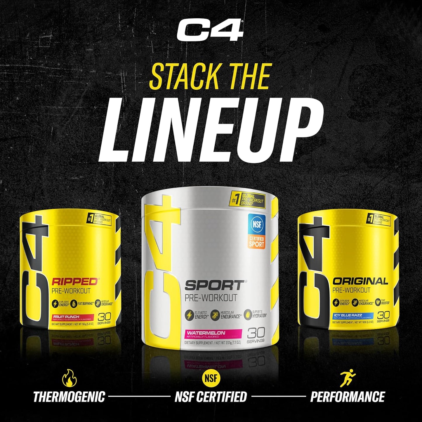 C4 Original Pre Workout Powder - 30 Servings