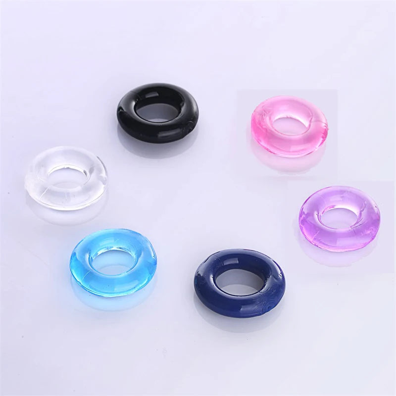 10PCS Silicone Cock Ring Delay Ejaculation