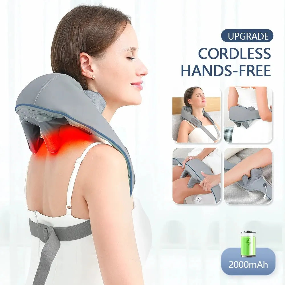 Foreverlily Wireless Neck and Back Massager