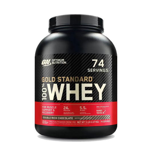 Gold Standard 100% Whey Protein – (5 lb / 74 Servings)
