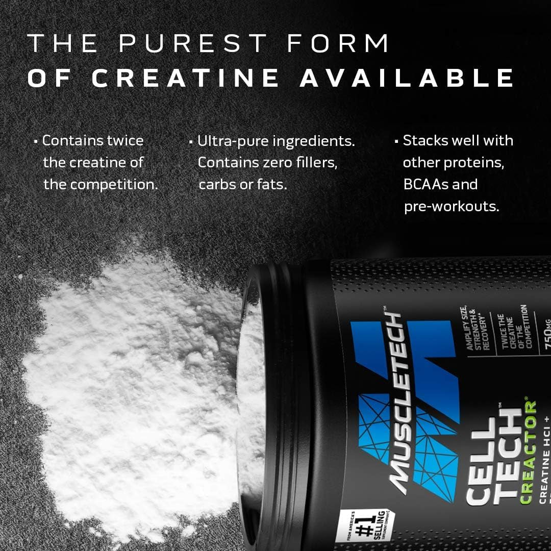 Cell-Tech Creatine Hydrochloride Powder (120 Servings)