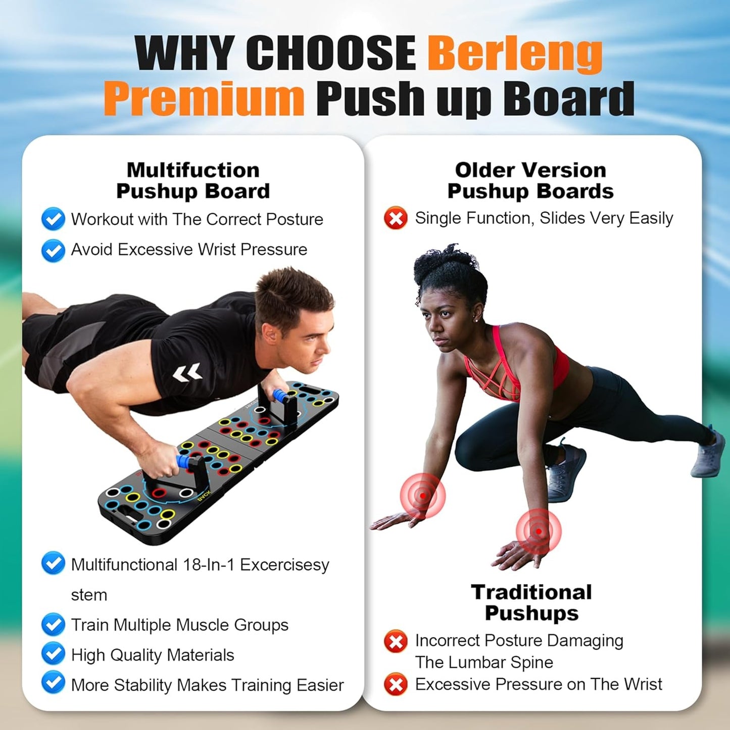 Multi-Functional Push Up Board